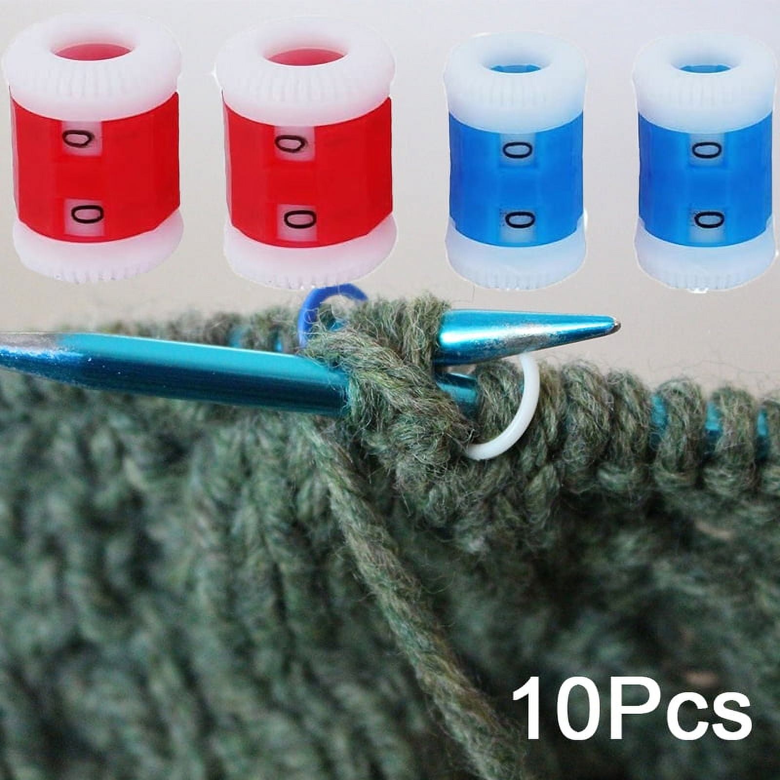JUNTEX 50 Pcs Mix Color Knitting Stitch Counter Crochet Locking Stitch  Markers Safety Pin Decor DIY Craft Sewing Projects 