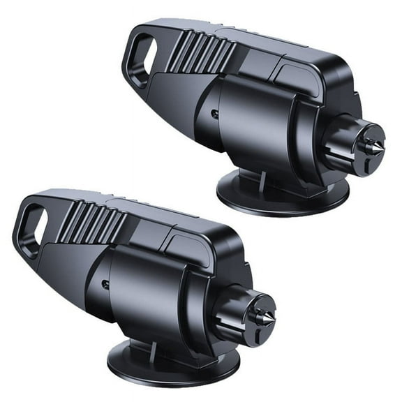 LNJBABAO 2 PCS Multifunctional Window Breaker Car Escape Tool Black