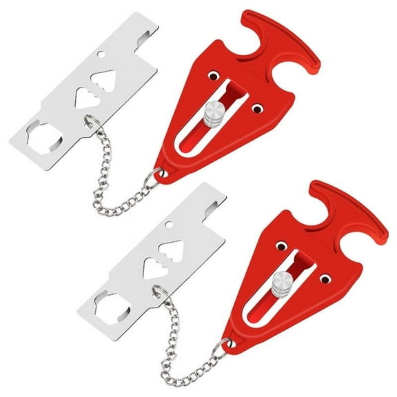 LNJBABAO Portable Door Lock, 2 Piece Pack