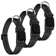 thumbnail image 1 of LNJBABAO 3 Pcs Reflective Dog Collar for Small Medium Large Dogs Black S, 1 of 7