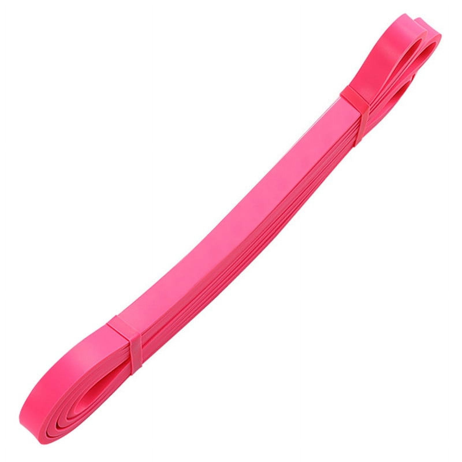 LNJBABAO 41" Pull Up Band for Training or Physical Therapy Pink
