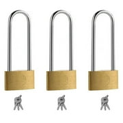 LNJBABAO Lock Solid Brass 40 mm Padlock with Key for Gates