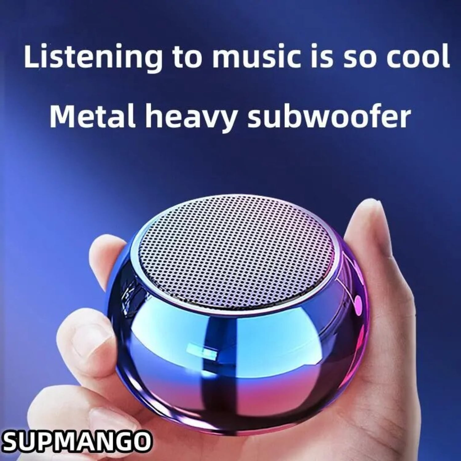 Xaoyunyn Compact Portable Wireless Bluetooth Speaker With Stable Metal Casing And Usb Charging For Outdoor And Indoor Use For Music And Podcasts