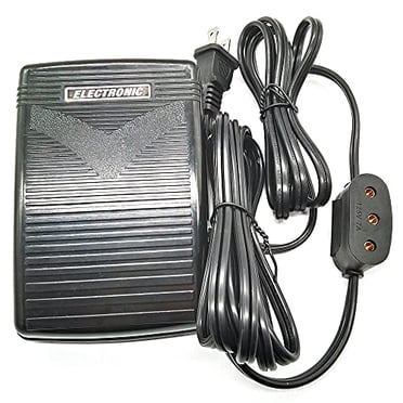 220V Foot Control Pedal With Cord – Fits Singer Featherweight 201, 221, 222 & More