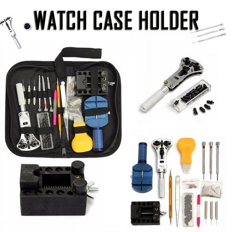 Pin & Spring Bar Remover Watch Case Wrench & Knife Watchmakers Repair Tools  Kit