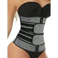 thumbnail image 1 of MISS MOLY Women's Waist Trainer Trimmer Hot Sweat Body Shaper Tummy Cincher Slimming Belt, 1 of 6