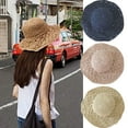 thumbnail image 1 of TELOLY LEAQU Sun Hats for Women Wide Brim Sunscreen Hat Cap Beach Sunhat UPF 50 Women s Lightweight Foldable Packable Beach Sun Hat, 1 of 8