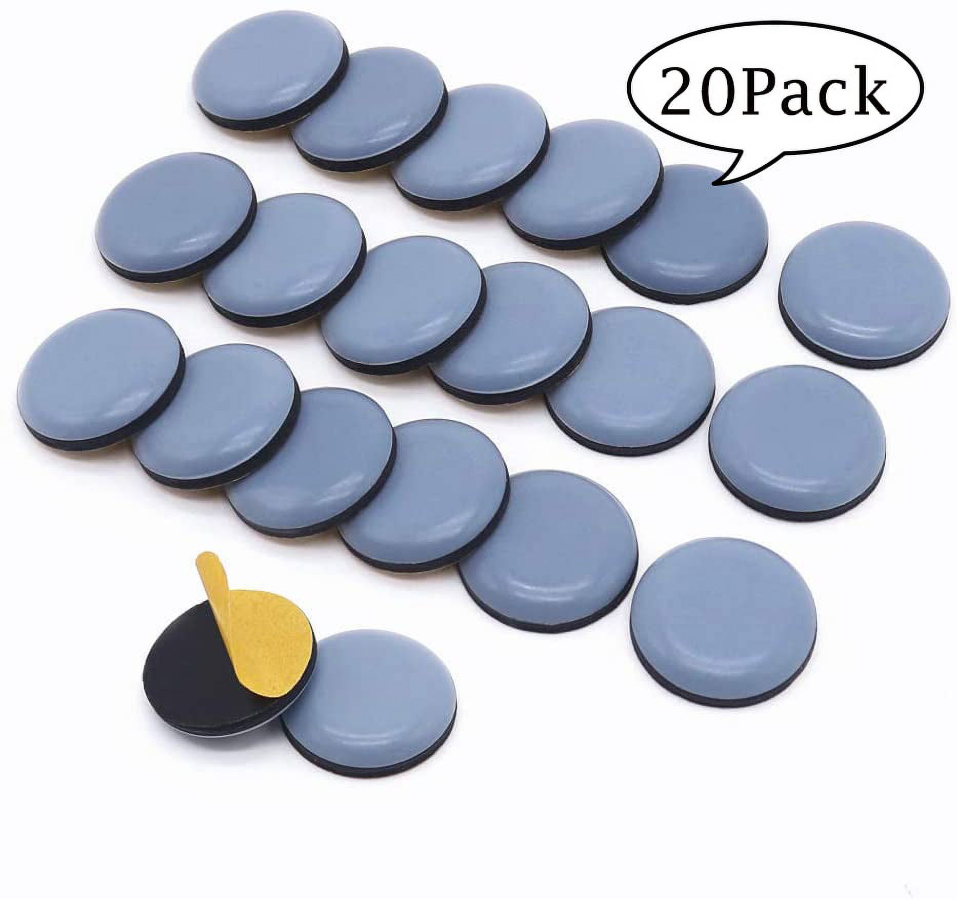 LNKOO 20Pack 1" Reusable Furniture Mover Slider, Furniture Moving Pads