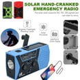 thumbnail image 1 of LNKOO 2021 Upgraded Version Portable Radio, Weather Radio with LED Flashlight, SOS Alarm Solar Hand Crank Emergency Radio, 2000mAh Power Bank for Smart Phone, AM/FM NOAA Radio, 6 LEDs Reading Lamp, 1 of 7