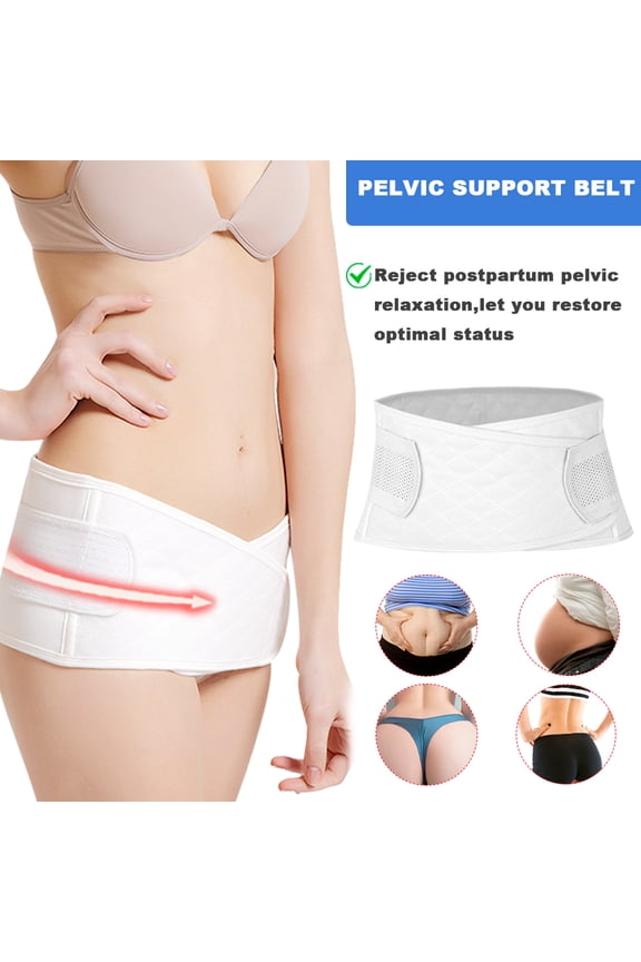 3 In 1 Postpartum Support Recovery Belly Waist Pelvis Belt Body, M L XL Size Postpartum Support Band Belly Wrap Girdle