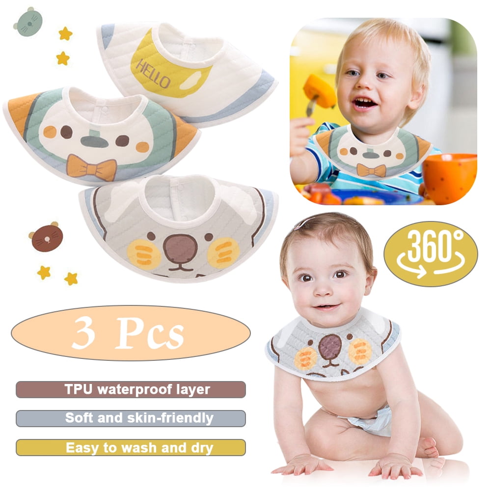 Lictin Baby Bandana Bibs 8-Pack – Soft Absorbent Drool Bibs With Snaps, Unisex For Newborns & Toddlers 0-24 Months