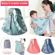 LNKOO 4 in 1 Baby Wrap Ergo Carrier Sling, Infant Breathable Cuddle Up Carrier Wrap, Original Stretchy Infant Sling, Postpartum Belt or Nursing Cover - FREE Carrying Pouch for Baby & Child Newborn