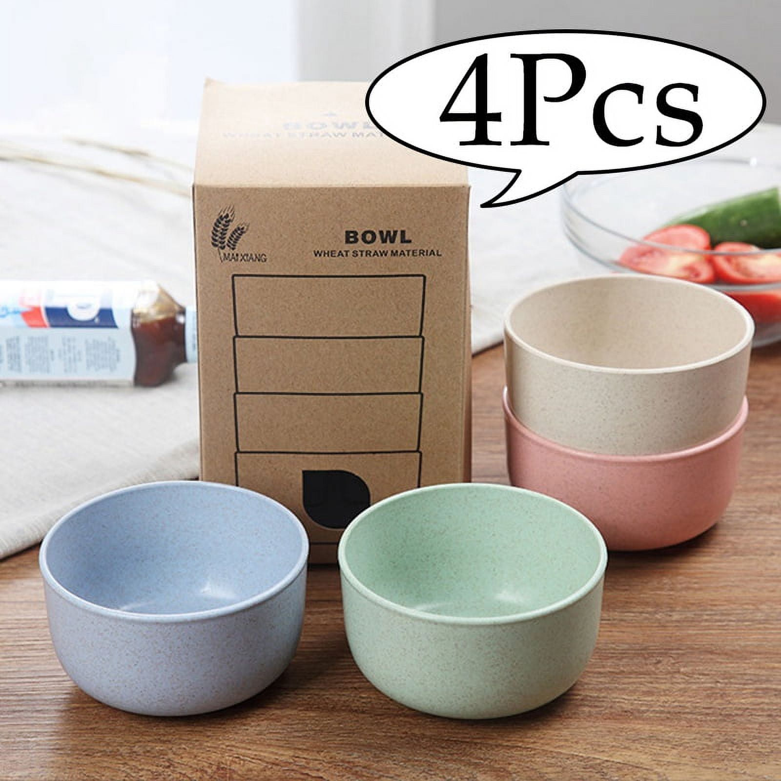 Blue Bowls 4 Pack 6 BPA-FREE Lightweight Picnic Bowl FREE SHIPPING