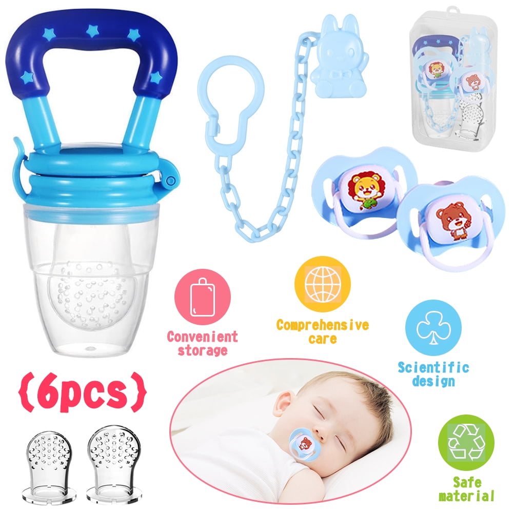 https://i5.walmartimages.com/seo/LNKOO-6-Pcs-Baby-Fruit-Food-Feeder-PacifierTeether-Toys-Set-Silicone-Fresh-Teether-2-mesh-Bags-Teething-All-One-Infant-Toys-Supplies-Care_ef1f6fbf-71e4-45a5-8e17-cdb5aa8b4224.148b1680cd354b3caf70d5c4bd5d0c1a.jpeg