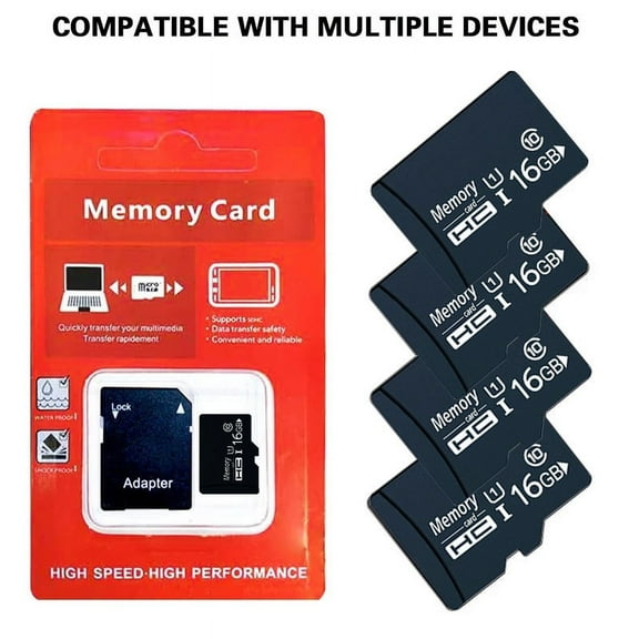 LNKOO 8/16/32/64GB SD Card , U1 C10 Class 10 90MB/S, Full HD available, HC UHS-I Memory Card - Full HD Video Series