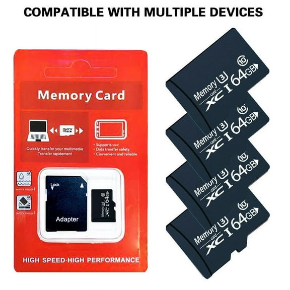 LNKOO 8/16/32/64GB SD Card , U1 C10 Class 10 90MB/S, Full HD available, HC UHS-I Memory Card - Full HD Video Series