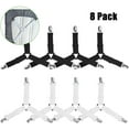 thumbnail image 1 of LNKOO 8 Pcs Bed Sheet Holder, Adjustable Fasteners Suspenders Gripper, Triangle & Elastic Straps Clips for Various Bed Sheets, Mattress Covers, Sofa Cushion, Hospital Beds, Inflatable Beds, 1 of 7