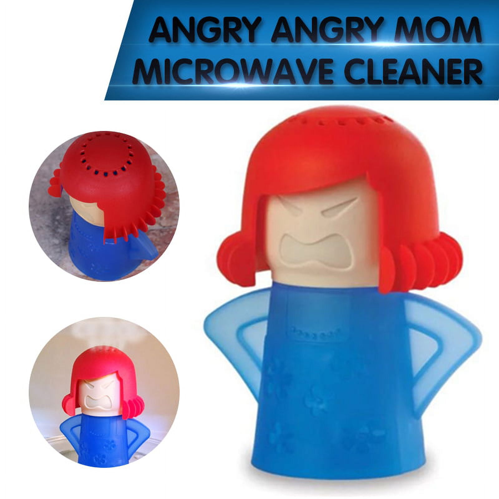1pcs Kitchen Microwave Cleaner Angry Mama Oven Steam Easily Cleans tool  home Refrigerator Cleaning Disinfecting Appliances