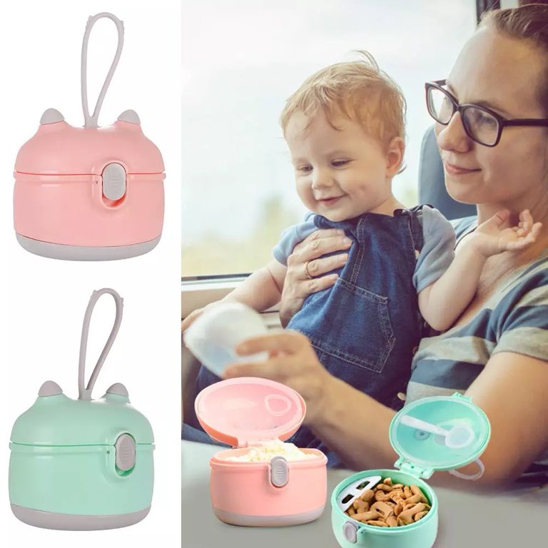 Baby Formula Dispenser, Portable Milk Powder Dispenser Container with Scoop  for Travel Outdoor Activities with Baby Infant 