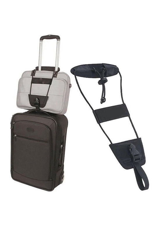 Bag Bungee,1 Pack Luggage Bungee Strap Add a Bag, Z&L Adjustable Travel Suitcase Belt Travel Accessories