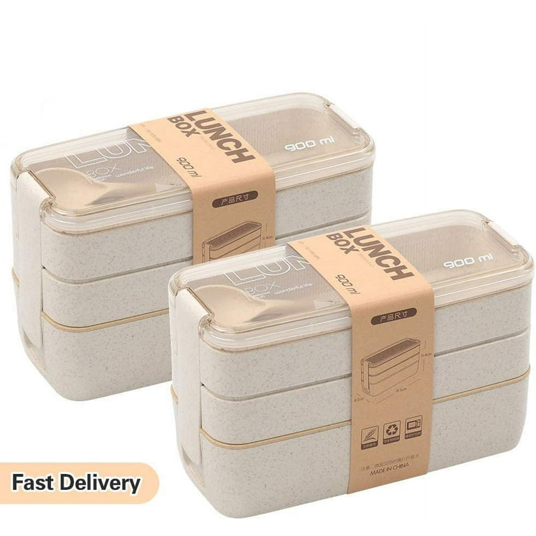 Buy Wholesale China Customizable Patent Lunch Box Double Layer Food Grade  Pp Bento Box Leak Proof Strap Food Container & Food Grade Pp Bento Box at  USD 3.5