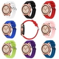 thumbnail image 1 of LNKOO Compatible Samsung Galaxy 42mm Sport Silicone Bands, Soft Silicone Band 42mm Bracelet Strap Replacement for Samsung Galaxy Watch, 1 of 7