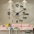 thumbnail image 1 of LNKOO DIY Wall Clock, 3D Mirror Stickers Large Wall Clock Frameless Modern Design Silent Number Clock for Living Room, Home, Office, School Decoration Gift, 1 of 7