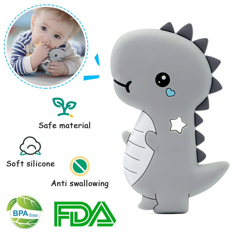 Pack of 6 Silicone BPA, Phthalates Free Baby Teething Toys – Wristybuddy