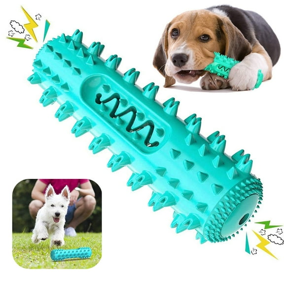 LNKOO Dog Chew Toys for Aggressive Chewers Medium Breed Squeaky Big Dogs Toys Nearly Indestructible Extra Tough Durable Interactive Dog Toothbrush Toys