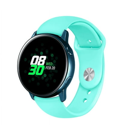 LNKOO Fit Samsung Galaxy Watch Active/Active 2 Bands, 20mm Quick Release Stylish Sport Silicone Bands Straps Wristbands Bracelet Watch Band Replacement for 42mm Galaxy Watch
