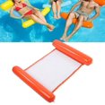 thumbnail image 1 of LNKOO Inflatable Floating Water Hammock Float Pool Lounge Foldable Inflatable Pool Floating Bed Swimming Chair(Orange), 1 of 7