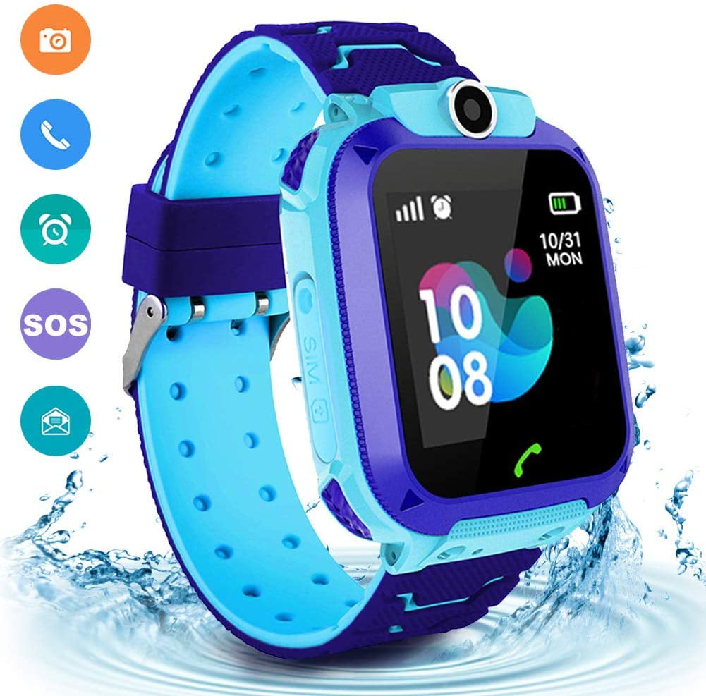 LNKOO Kids Waterproof Smartwatches,AGPS Tracker SOS Call Voice