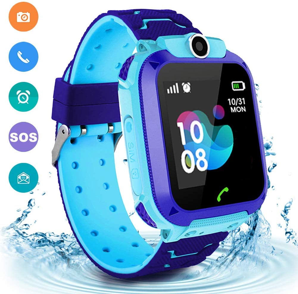 LNKOO Kids Waterproof Smartwatches AGPS Tracker SOS Call Voice