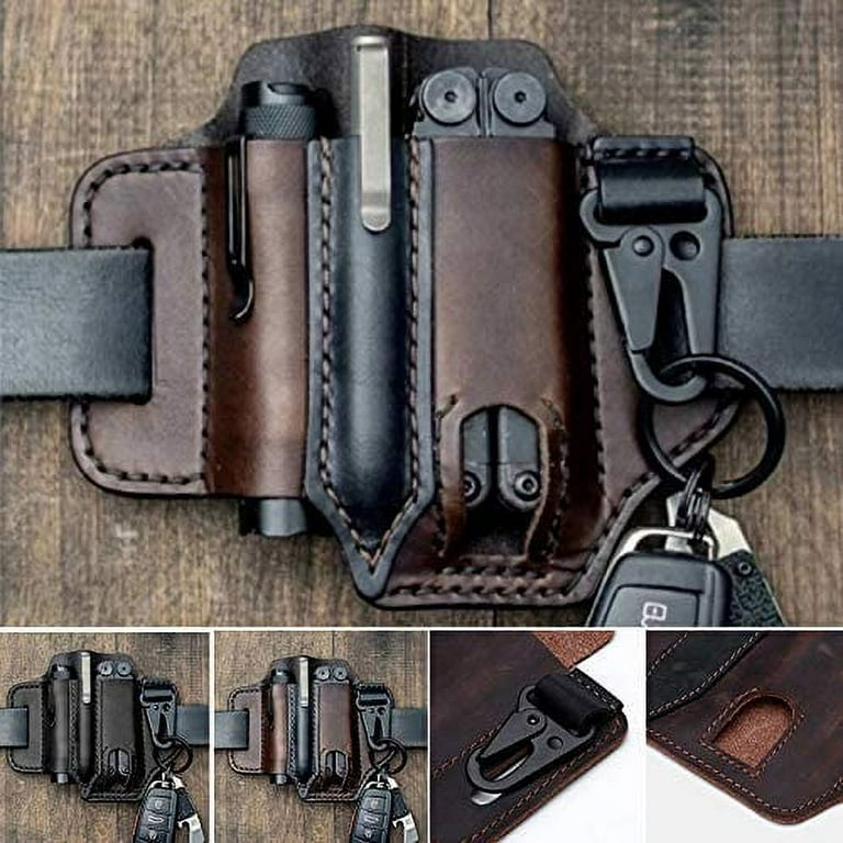 LNKOO Leather Sheath for Belt, Tool Leather Sheath for Knife - Main Image