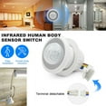 thumbnail image 1 of LNKOO Light Switch,High Sensitive Module Body IR Infrared Sensor Intelligent Light Motion Sensing Switch AC 110/220V, PIR Sensing Switch, 1 of 7