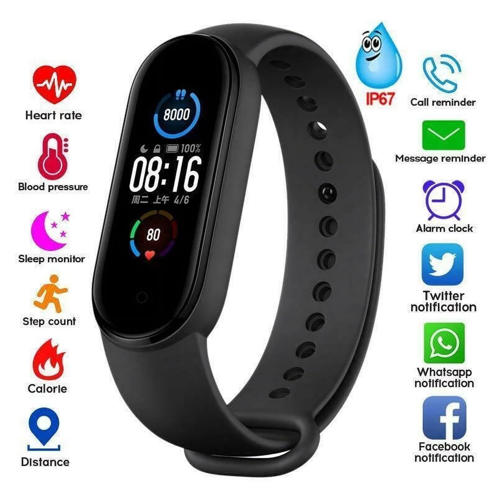 M5 Xiaomi Smart Band Impermeabile Sport Smart Watch Uomo Donna