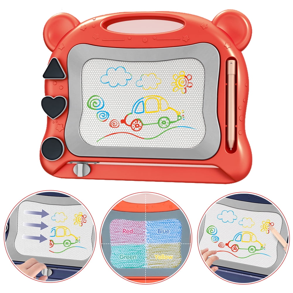 Magan Doodle Toys for 1-4 Year Old Girls,Magnetic Drawing Board for  Kids,Gifts for 2 3 4 Year Old Girls,Doodle Board Kids Toys,Toddler Toys Age