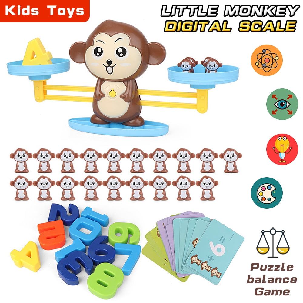 LNKOO Monkey Balance Counting Cool Math Games Montessori