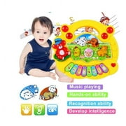 LNKOO Musical Baby Toys 6 to 12 Months, Baby Piano Light Up Animal Musical Toys for Toddlers 1-3, Kids Learning Toys for 1 Year Old Girl Boy, Baby Toys 12-18 Months Gifts