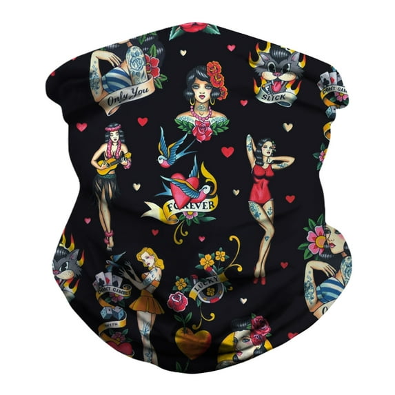 LNKOO Neck Gaiter Shield Scarf Bandana Face Mask Seamless UV Protection for Motorcycle Cycling Riding Running Headbands