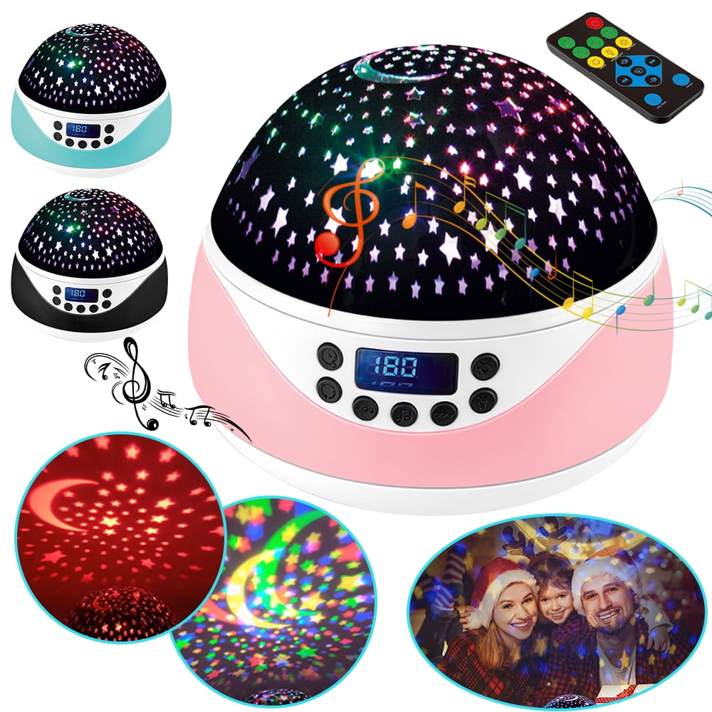 LNKOO Night Light Projector Remote Control and Timer Design Projection ...