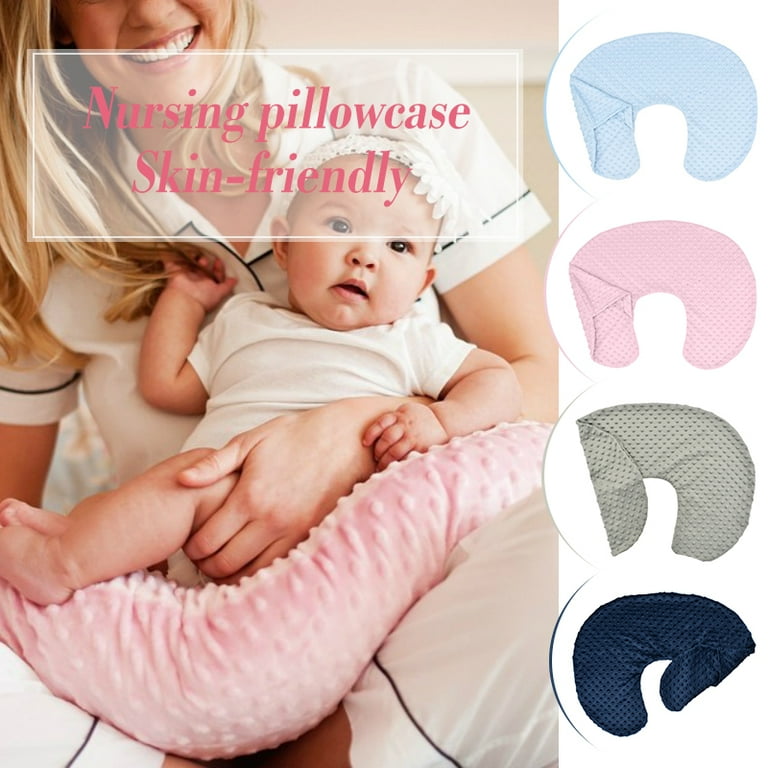 LNKOO Nursing Pillow Cover Plush Breastfeeding Pillow Slipcover