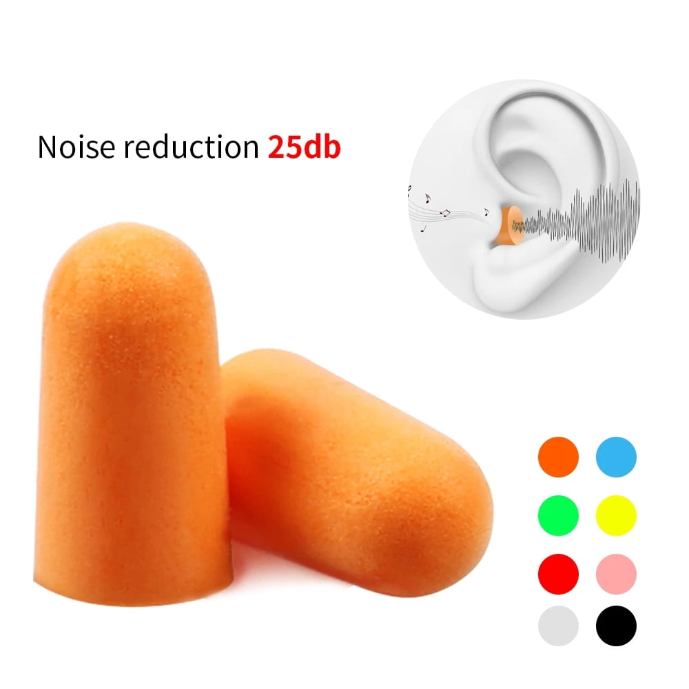 LNKOO Quality Foam Earplugs 30 Pairs 32dB Noise Cancelling Sound