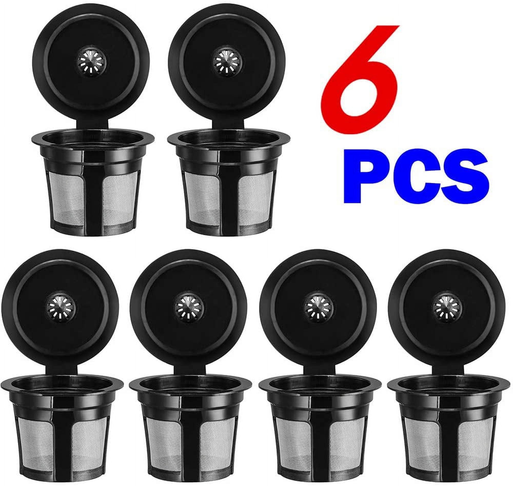 LNKOO Reusable K Cups, 6 Pack Universal Fit Reusable Coffee Filters