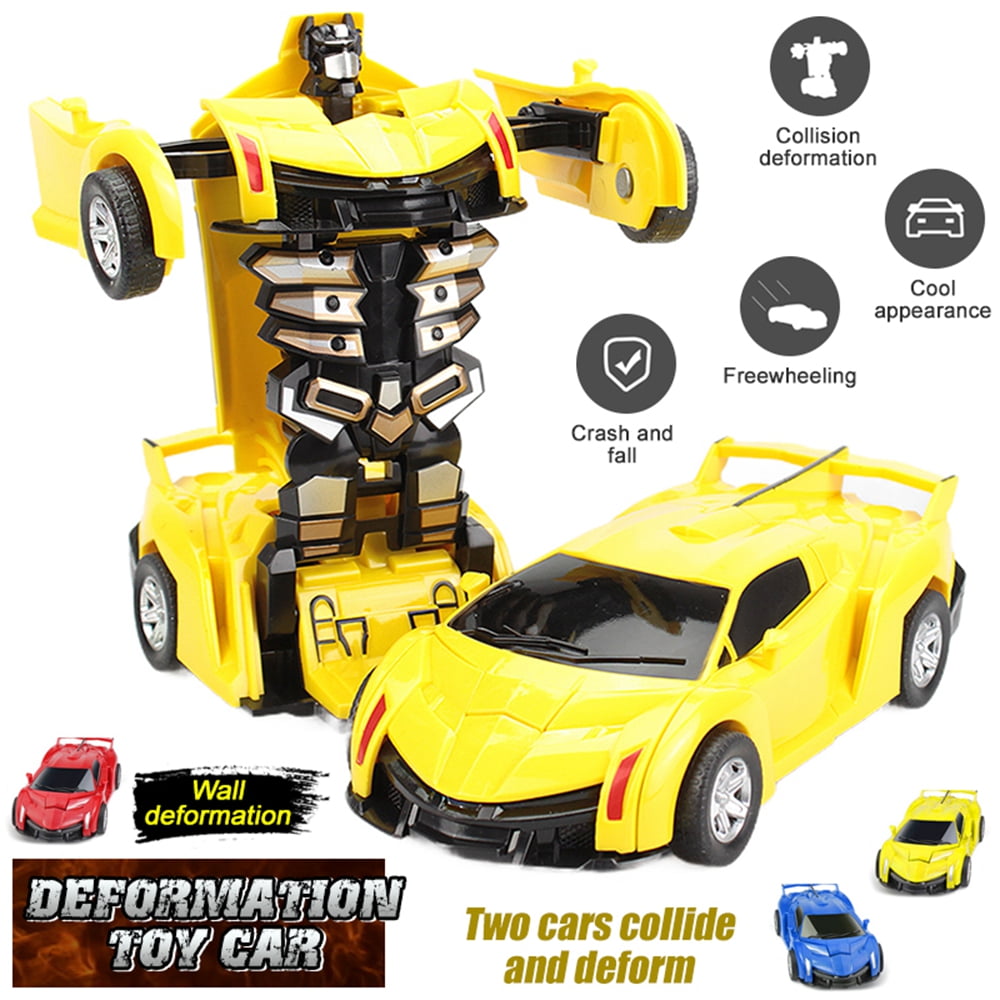 LNKOO Robot Car Toy 2 in 1 Deformation Car Transforming Robot Car for