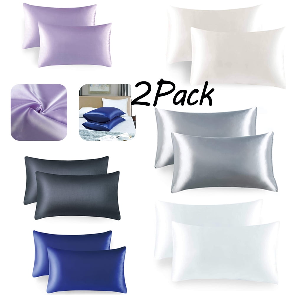 LNKOO Satin Pillowcase ,2 Pack Silky Pillow Cases for Hair and Skin