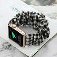 thumbnail image 1 of LNKOO Scrunchies Watch Band for Women, Soft Replacement Elastic Wristband Compatible for iWatch Series 6 5 4 3 2 1 Compatible with Apple Watch Band 38mm 40mm 42mm 44mm, 1 of 9
