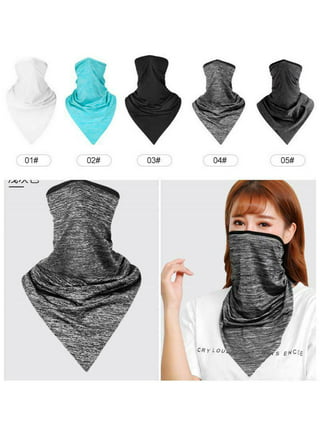 LNKOO Dust Protection Face Mask, Cycling Scarf - Sun UV Protection Neck  Gaiter Mask Magic Face Cover Scarf Dust Wind Bandana Balaclava Headwear for