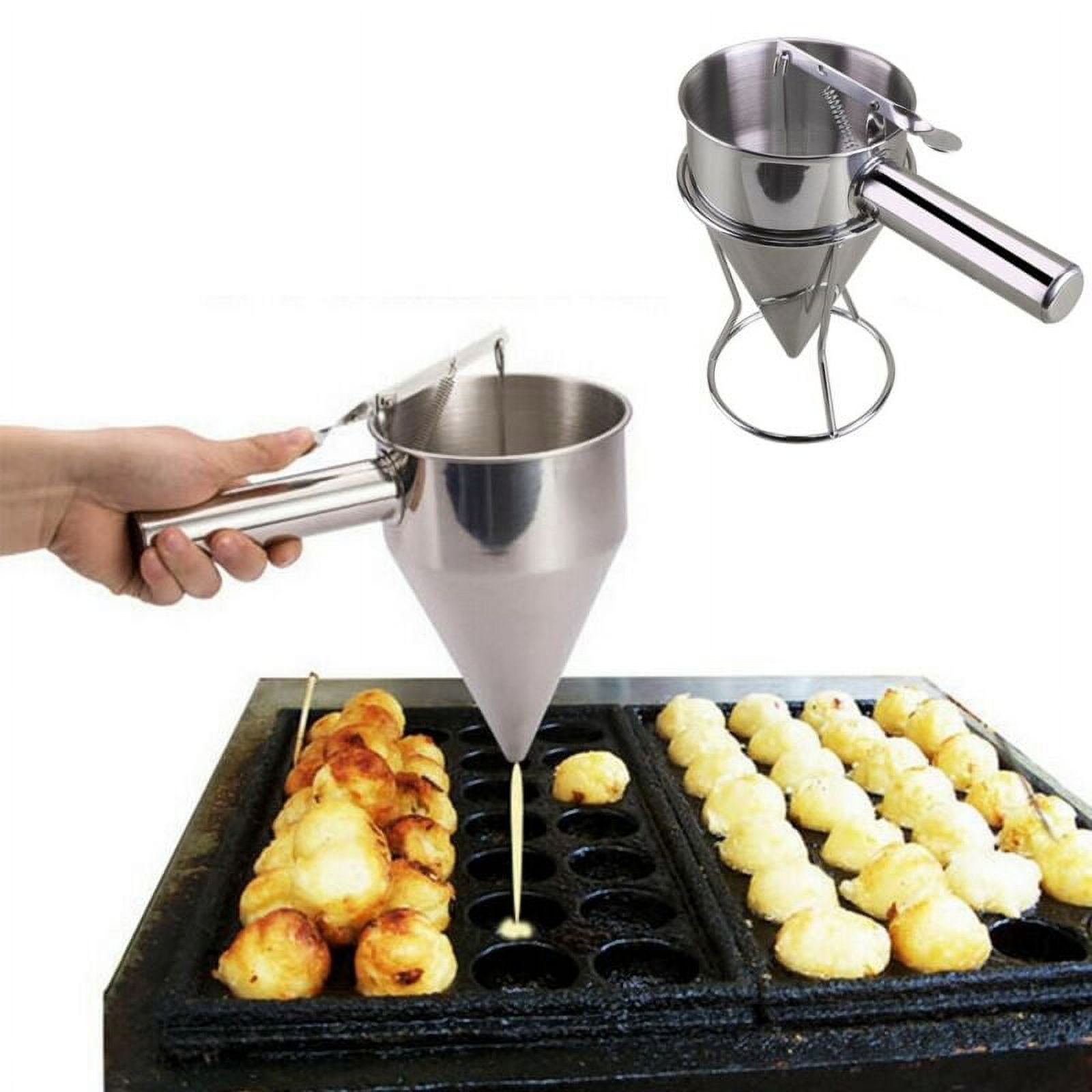 https://i5.walmartimages.com/seo/LNKOO-Stainless-Steel-Funnel-Octopus-Balls-Tools-With-Handle-Rack-Pancake-Batter-Dispenser-Waffle-Batter-Dispenser-Pancake-Maker-Cooking-Tools_9e6602e8-c059-4262-bdef-1cd6b6ee5a1e.a7c370fd234af330fd1442e2ad46e668.jpeg