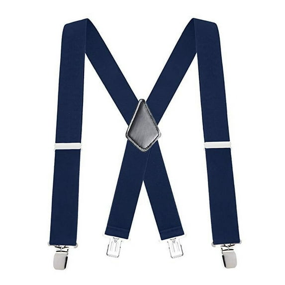 LNKOO Suspenders for Men X Back 2 Wide Adjustable Mens Suspenders with Heavy Duty Clip for Work